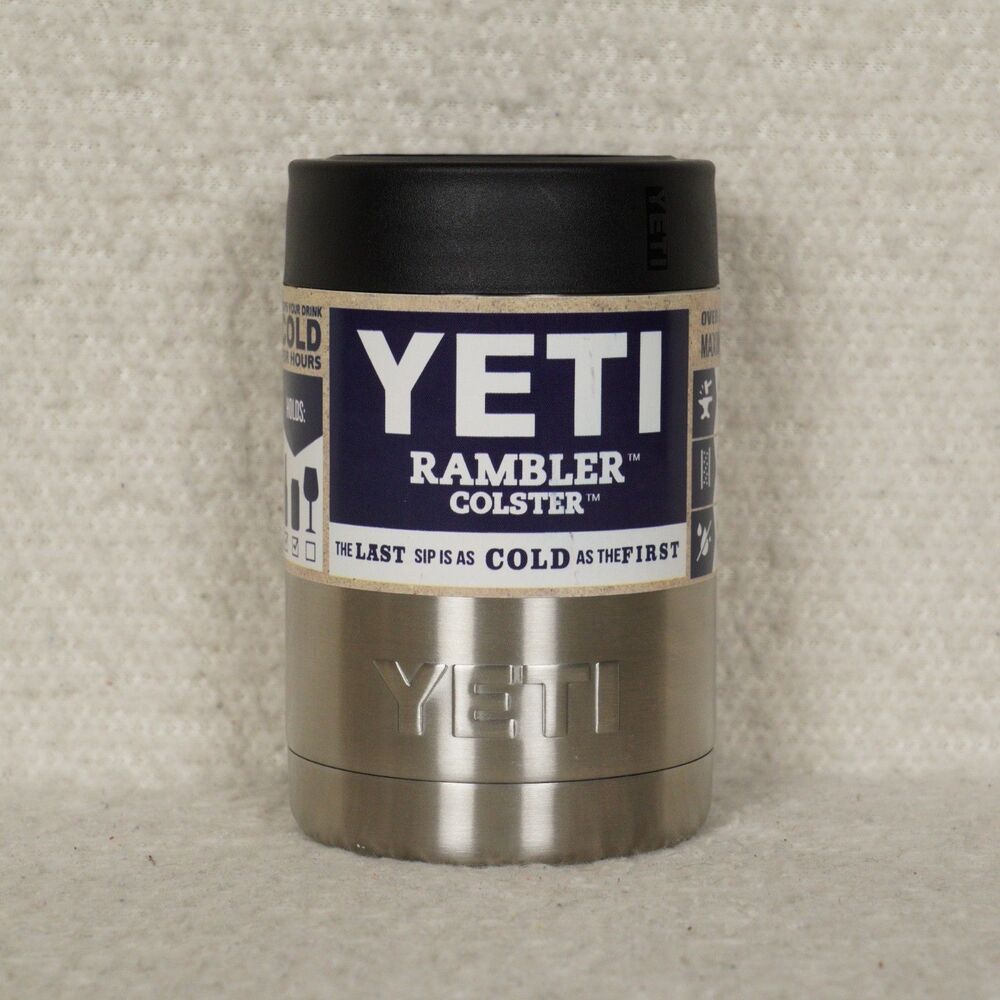 YETI Rambler Colster 12 oz Can Insulator Stainless Steel Double-Wall Bottles